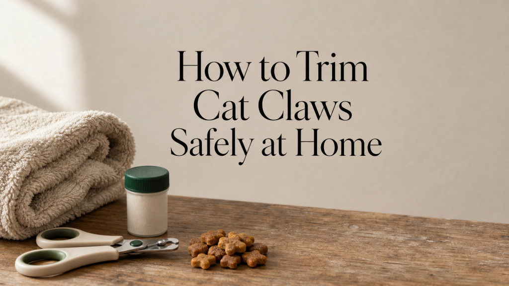 How to Trim Cat Claws Safely at Home